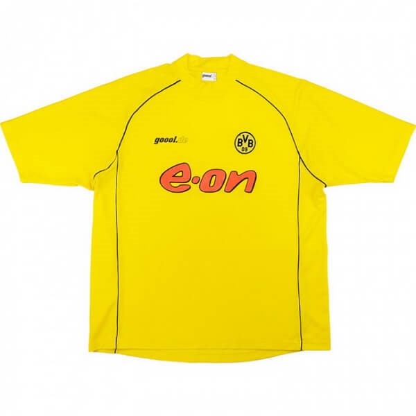 Tailandia Camiseta Borussia Dortmund 1ª Kit Retro 2002 Amarillo